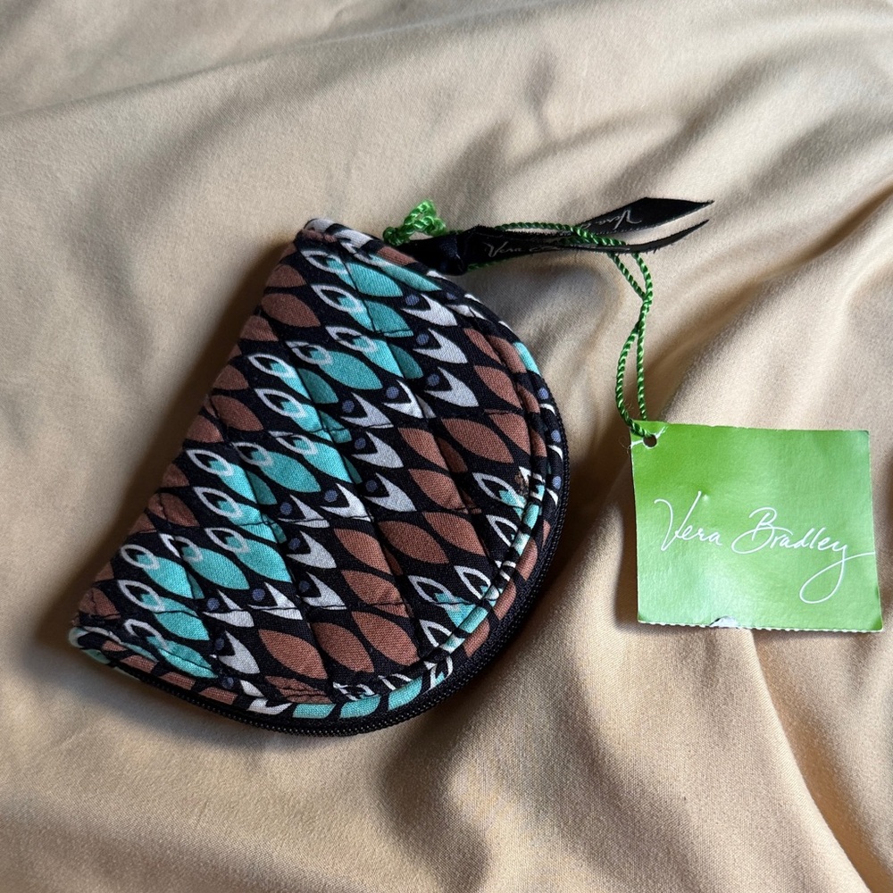 Vera Bradley Sierra Stream Quilted Coin Purse NWT
